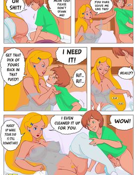 loving tender mother is taking a really good care of her little boy