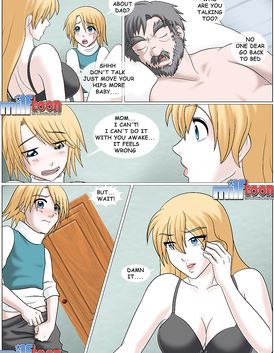 Frisky blonde with huge boobs knows how to make guy's junk hard