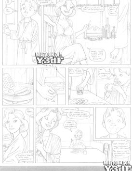 Perverted mom and her naughty little boy are becoming really close