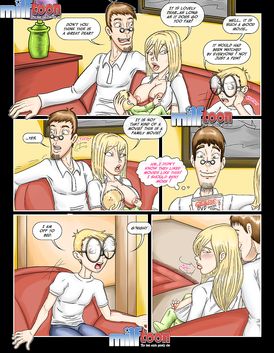 Small kid with impressive junk is creaming his mom's ass