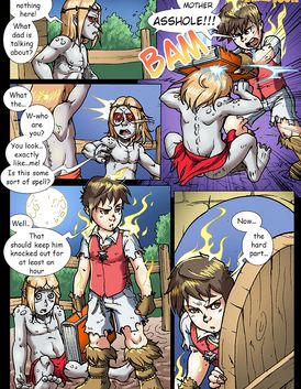 Poor girl gets roughly fucked in all holes by some monsters