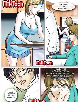 Busty slut has caught a handsome guy masturbating his loaded cock