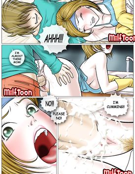 Busty slut has caught a handsome guy masturbating his loaded cock