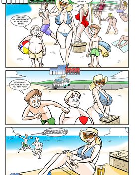 Little boy likes to watch his mom's boobs jumping while he is banging her