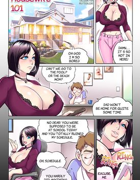 This is a dream come true when your busty mom is sucking your dick