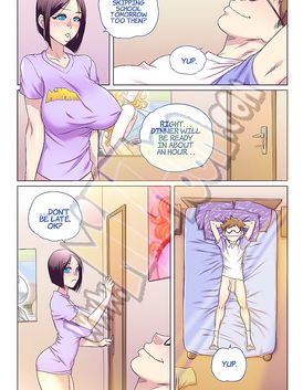 This is a dream come true when your busty mom is sucking your dick