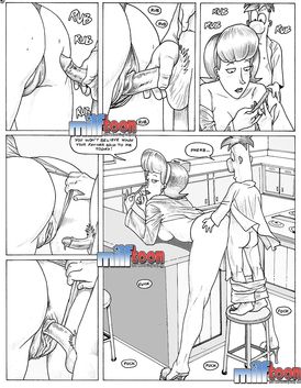 Perverted mom lets her son stick his dick inside her ass hole