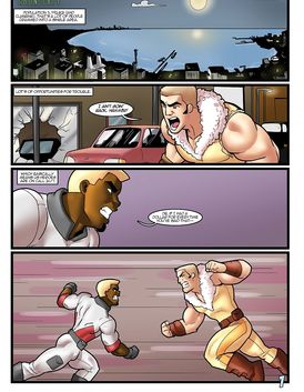 Check out super heroes fighting and fucking each other