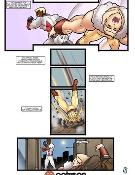 Check out super heroes fighting and fucking each other