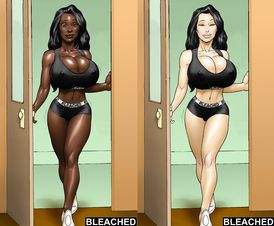 Amazing cheerleader gets her pussy in a wild black dicks trouble