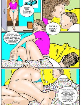 Chubby mom and her wet horny pussy is asking for son to help