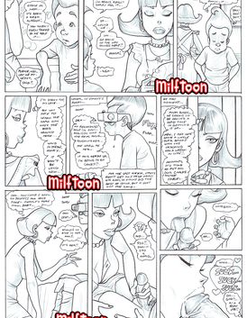 Happy his is sticking his penis inside his mom's tight red eye