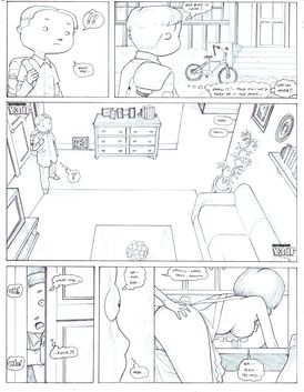 Two chicks are standing on all fours and getting roughly creamed by boys