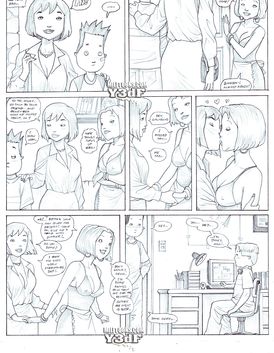 Two chicks are standing on all fours and getting roughly creamed by boys