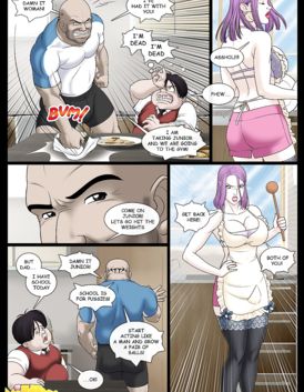 Ugly young boy is getting fucked by his awesome horny mom