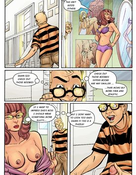 Nerdy boy is begging his mom to lick her tasty cunt and ass hole