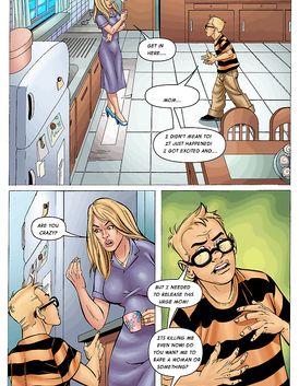 Nerdy boy is begging his mom to lick her tasty cunt and ass hole
