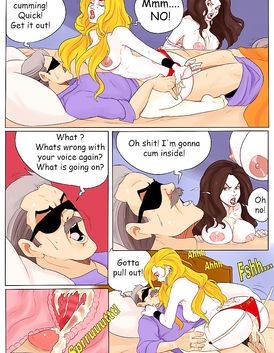 Beautiful blonde with huge tits likes to watch her lover cum