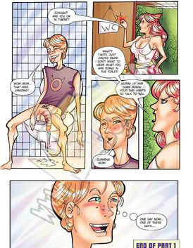 Bestial redhead mother is seducing her naughty little boy