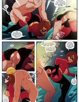 Superheroes are fucking in the ass and making a lot of noises