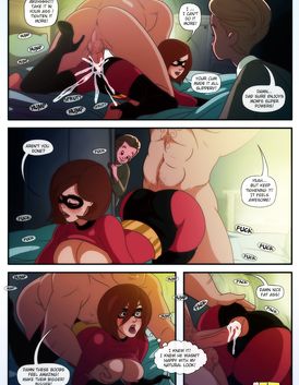 Superheroes are fucking in the ass and making a lot of noises