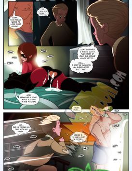 Superheroes are fucking in the ass and making a lot of noises