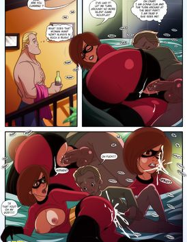 Superheroes are fucking in the ass and making a lot of noises