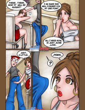 Fucking her nerdy son is way better than doing house chores