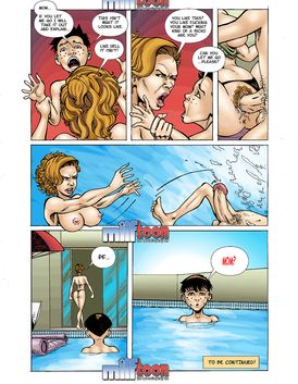 Bombshell milf is getting a sex of her life with a young boy