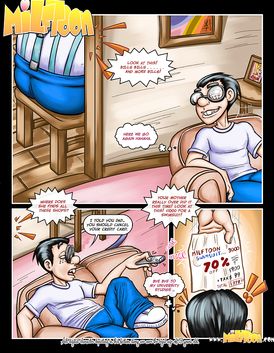 Nerdy schoolboy is fucking his naive blonde mom when dad's asleep