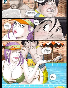 Watch horny woman in bikini getting poked hard by a schoolboy