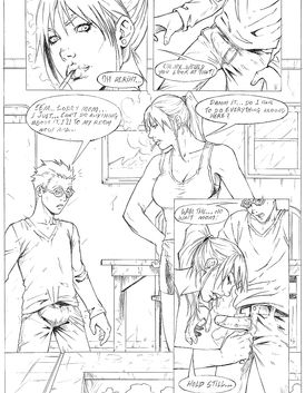 Horny milf lets her son eat her pussy out while she is doing the dishes