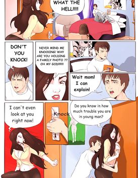 passionate girl has busted her mom fucking her handsome boyfriend