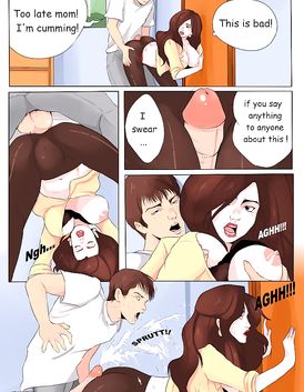 passionate girl has busted her mom fucking her handsome boyfriend