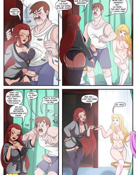 Perverted papa is here to take care of his little girl and her cunt