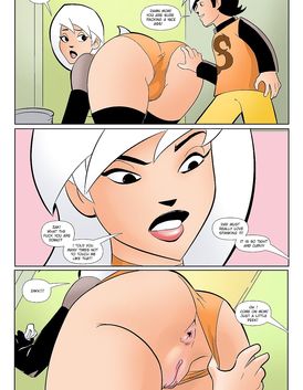 Salacious blonde is getting her shit hole licked out by a boy