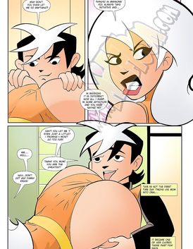 Salacious blonde is getting her shit hole licked out by a boy