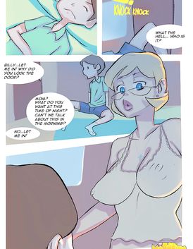 Young boy is poking his mom real hard and pretty nasty