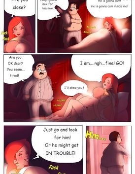 Naughty redhead decides to masturbate her pussy in front of a man