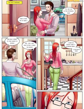 redhead is giving her head and gets a fat nasty cumshot in the face