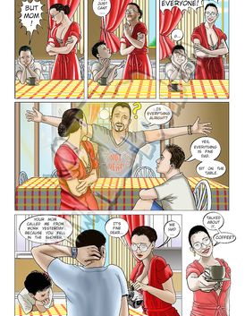 Busty brunette is giving her head in her seductive glasses