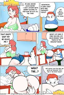 Hairy muff of his naughty slutty mommy is his new best friend now