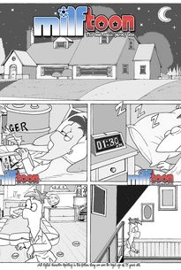 Perverted mom lets her son stick his dick inside her ass hole