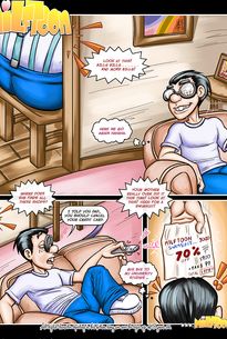 Nerdy schoolboy is fucking his naive blonde mom when dad's asleep