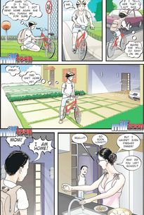 Madly turned on mom is waking her son and fucking his penis