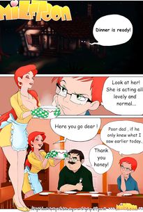 Naughty redhead decides to masturbate her pussy in front of a man