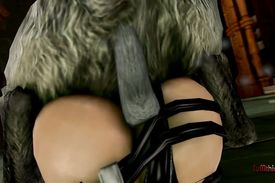 Tremendous monster cock is roughly screwing wet teen vagina