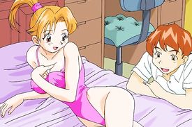 Incredibly flexible teen girl is getting poked by her master