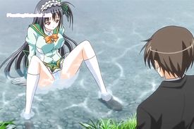 Dirty horny guys in costumes are screwing an innocent girl