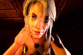 Smoking hot young blonde is seductively running her tongue down the cunt